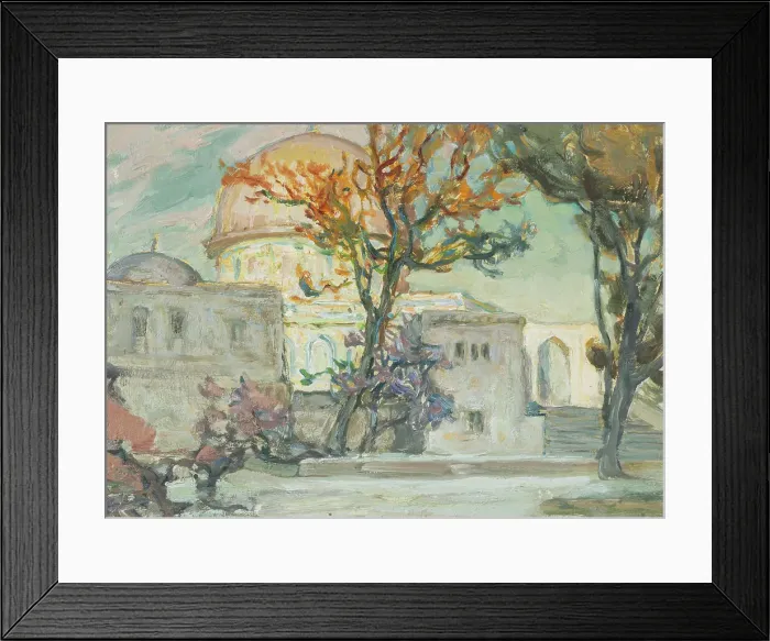 Framed Print : View of Jerusalen. Study, 1921. Creator: Anna Katarina Boberg Framed Print : View of Jerusalen. Study, 1921. Creator: Anna Katarina Boberg