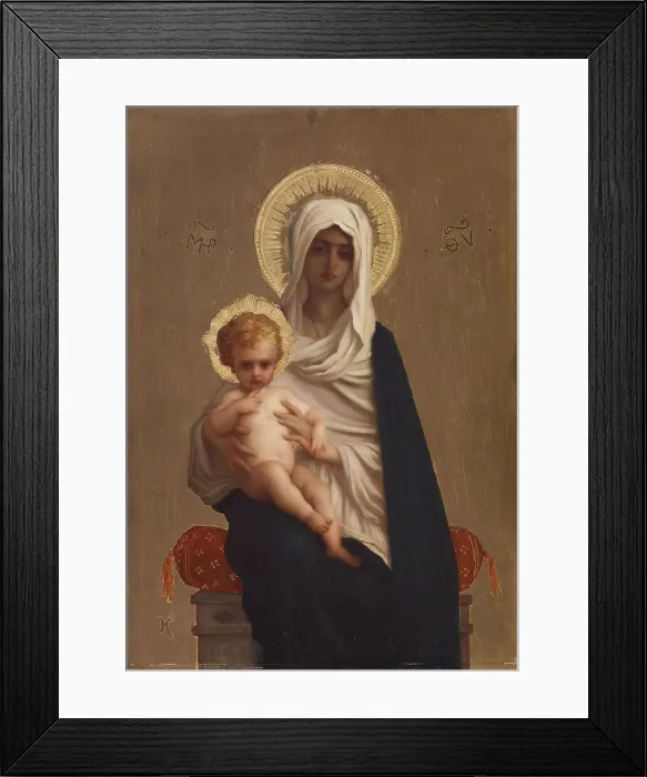 Framed Print : Virgin of the Deliverance, after 1872. Creator: Antoine Auguste Ernest Hebert Framed Print : Virgin of the Deliverance, after 1872. Creator: Antoine Auguste Ernest Hebert