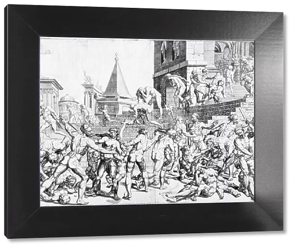 The Massacre of the Innocents, c1550. Creator: Dirck Volkertsen Coornhert