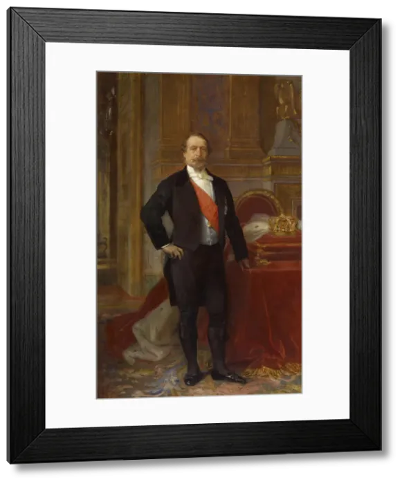 Framed Print : Napoleon III, c1865. Creator: Alexandre Cabanel Framed Print : Napoleon III, c1865. Creator: Alexandre Cabanel