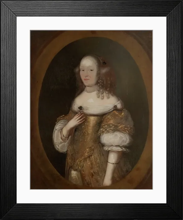 Framed Print : Unknown German princess, between c.1670 and c.1700. Creator: Anon Framed Print : Unknown German princess, between c.1670 and c.1700. Creator: Anon