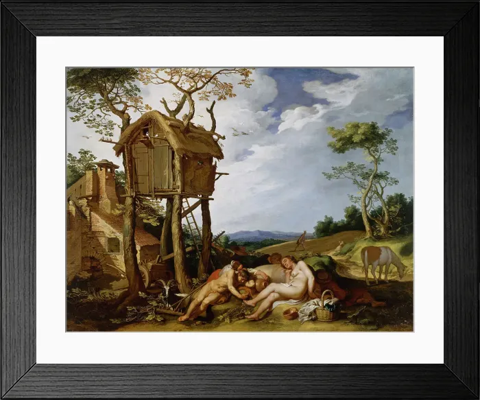 Framed Print : Parable of the Wheat and the Tares, 1624. Creator: Abraham Bloemaert Framed Print : Parable of the Wheat and the Tares, 1624. Creator: Abraham Bloemaert