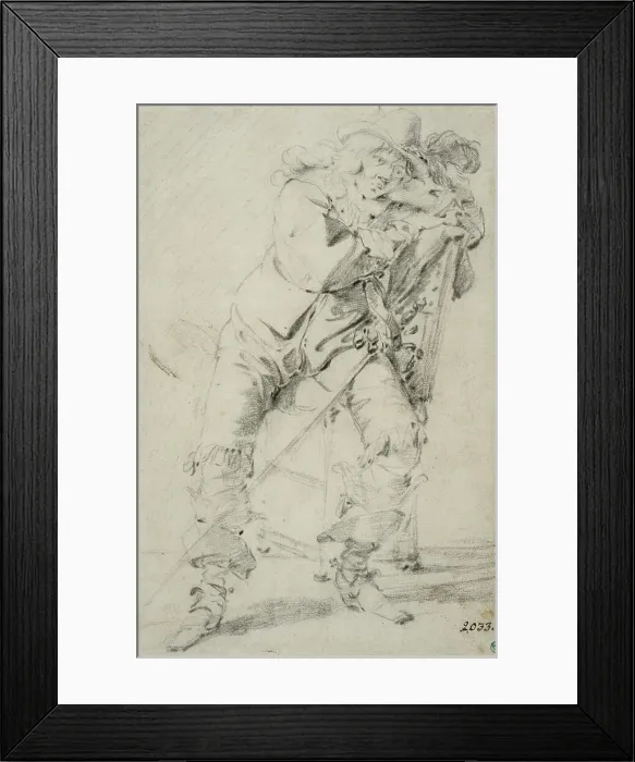 Framed Print : Young rider, seated. Creator: Anthonie Palamedesz Framed Print : Young rider, seated. Creator: Anthonie Palamedesz