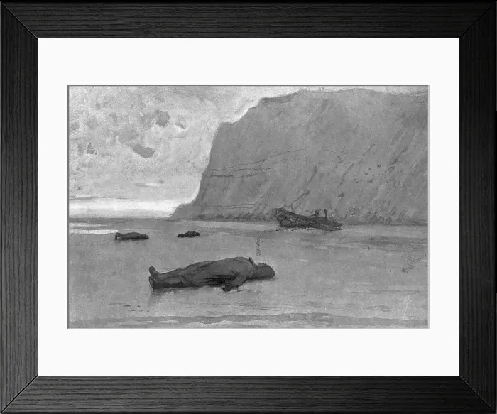 Framed Print : The End of a German Plane; An enemy plane, a twin-engine gotha... 1917. Creator: Unknown Framed Print : The End of a German Plane; An enemy plane, a twin-engine gotha... 1917. Creator: Unknown
