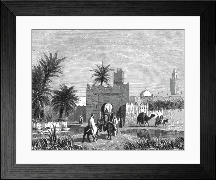 Framed Print : Tetuan; A Ride to Gebel-Mousa, in North-Western Barbary, 1875. Creator: Trorey Blackmore Framed Print : Tetuan; A Ride to Gebel-Mousa, in North-Western Barbary, 1875. Creator: Trorey Blackmore