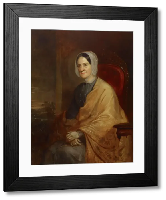 Framed Print : Mrs. Jesse Hare (Catherine H. Welch), 1848. Creator: Alfred Jacob Miller Framed Print : Mrs. Jesse Hare (Catherine H. Welch), 1848. Creator: Alfred Jacob Miller