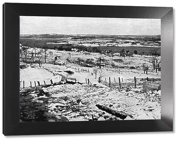 In Canada: The Halifax Explosion; Part of the suburb of Richmond after the explosion... 1917. Creator: Unknown