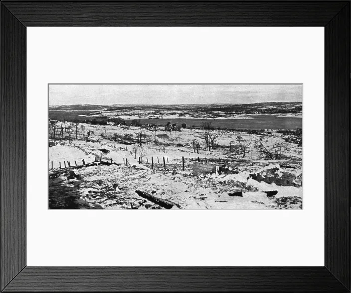 Framed Print : In Canada: The Halifax Explosion; Part of the suburb of Richmond after the explosion... 1917. Creator: Unknown Framed Print : In Canada: The Halifax Explosion; Part of the suburb of Richmond after the explosion... 1917. Creator: Unknown