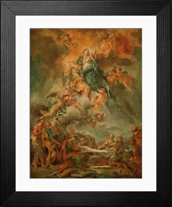 Framed Print : The Assumption of the Virgin, early-mid 18th century. Creator: Carlo Innocenzo Carlone Framed Print : The Assumption of the Virgin, early-mid 18th century. Creator: Carlo Innocenzo Carlone