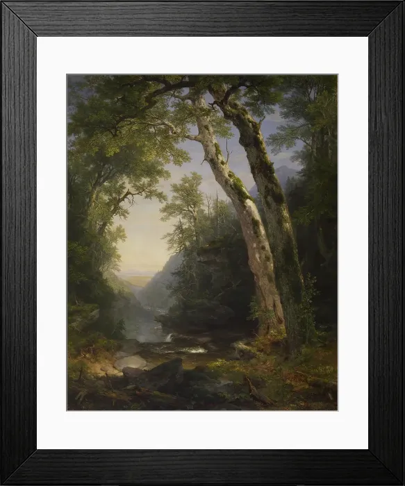 Framed Print : The Catskills, 1859. Creator: Asher Brown Durand Framed Print : The Catskills, 1859. Creator: Asher Brown Durand