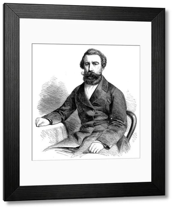 Framed Print : General Türr, Garibaldi's chief aide-de-camp, 1860. Creator: Unknown Framed Print : General Türr, Garibaldi's chief aide-de-camp, 1860. Creator: Unknown
