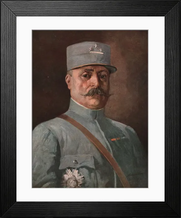 Framed Print : General Guillaumat, 1917. Creator: Unknown Framed Print : General Guillaumat, 1917. Creator: Unknown