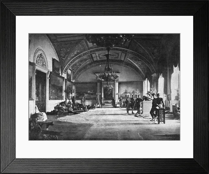 Framed Print : The Bolshevik Coup in Russia; Bloody days in Petrograd: the officer cadets... 1917. Creator: Unknown Framed Print : The Bolshevik Coup in Russia; Bloody days in Petrograd: the officer cadets... 1917. Creator: Unknown