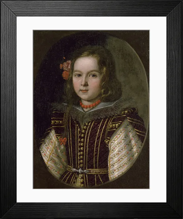 Framed Print : Portrait of a Girl, 1630-1635. Creator: Carlo Ceresa Framed Print : Portrait of a Girl, 1630-1635. Creator: Carlo Ceresa
