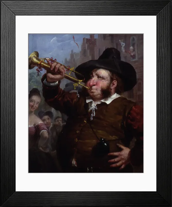 Framed Print : Anthony Van Corlear, 1858. Creator: Charles Loring Elliott Framed Print : Anthony Van Corlear, 1858. Creator: Charles Loring Elliott