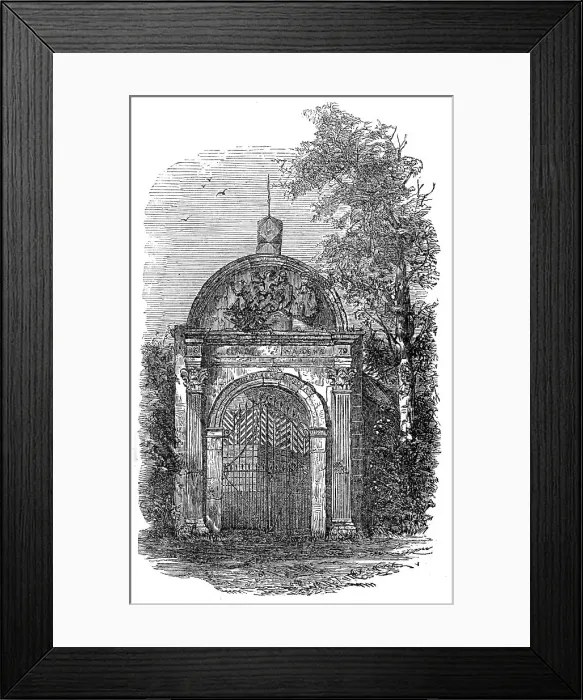 Framed Print : The Shoemakers Arbour, Shrewsbury, 1860. Creator: Unknown Framed Print : The Shoemakers Arbour, Shrewsbury, 1860. Creator: Unknown