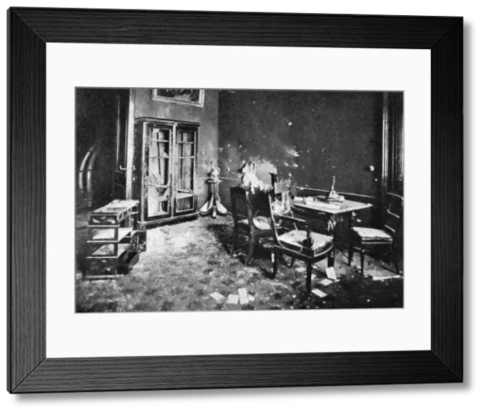 Framed Print : The Bolshevik Coup in Russia; The study of the Empress Dowager, Marie Feodorovna... 1917. Creator: Unknown Framed Print : The Bolshevik Coup in Russia; The study of the Empress Dowager, Marie Feodorovna... 1917. Creator: Unknown
