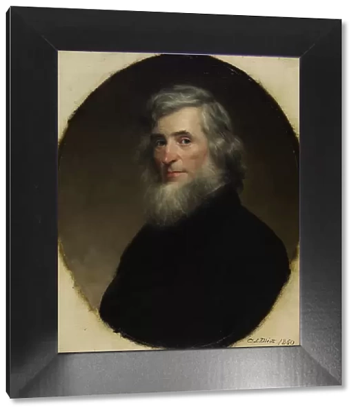 Portrait of Asher B. Durand, 1860. Creator: Charles Loring Elliott