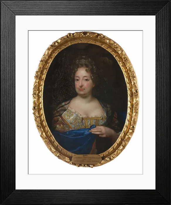 Framed Print : Sofia Charlotta, 1668-1705, Princess of the Palatinate, Duchess of Brunswick-Luneburg, c1700. Creator: David von Krafft Framed Print : Sofia Charlotta, 1668-1705, Princess of the Palatinate, Duchess of Brunswick-Luneburg, c1700. Creator: David von Krafft