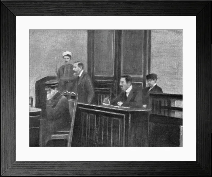 Framed Print : In Soviet Russia; In the dock, Countess Panina, Minister of Public Instruction... 1917. Creator: Unknown Framed Print : In Soviet Russia; In the dock, Countess Panina, Minister of Public Instruction... 1917. Creator: Unknown