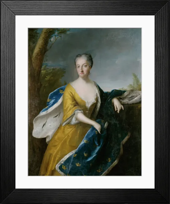 Framed Print : Ulrika Eleonora, Queen of Sweden (1688-1741), 18th century. Creator: Georg Desmarees Framed Print : Ulrika Eleonora, Queen of Sweden (1688-1741), 18th century. Creator: Georg Desmarees