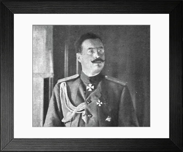 Framed Print : Dissolution of the Eastern Front; General Dukhonin, assassinated... 1917. Creator: Unknown Framed Print : Dissolution of the Eastern Front; General Dukhonin, assassinated... 1917. Creator: Unknown