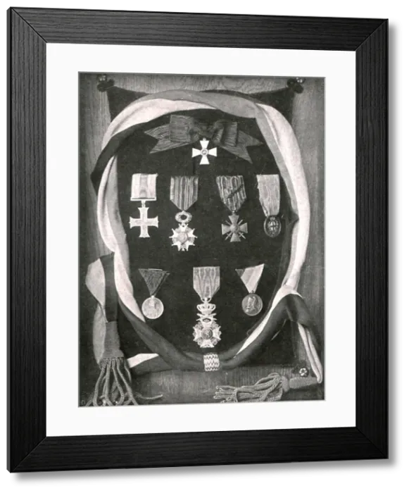 Framed Print : Decorations de Guerre; les decorations de Verdun, 1917. Creator: Unknown Framed Print : Decorations de Guerre; les decorations de Verdun, 1917. Creator: Unknown
