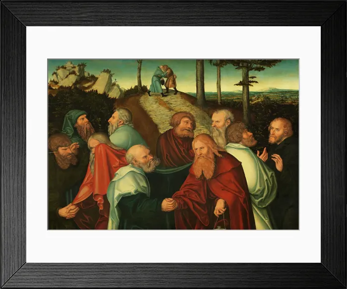 Framed Print : The Parting of the Apostles. Creator: Hans Cranach Framed Print : The Parting of the Apostles. Creator: Hans Cranach