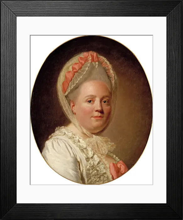 Framed Print : Portrait of a Lady, c18th century. Creator: Unknown Framed Print : Portrait of a Lady, c18th century. Creator: Unknown