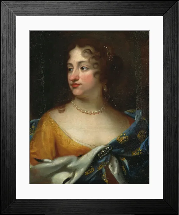Framed Print : Ulrika Eleonora d.ä. 1656-1693, Queen of Sweden Princess of Denmark, 1677. Creator: Jacques d'Agar Framed Print : Ulrika Eleonora d.ä. 1656-1693, Queen of Sweden Princess of Denmark, 1677. Creator: Jacques d'Agar