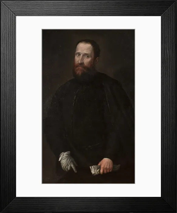 Framed Print : Portrait of a Red-bearded Man, c16th century. Creator: Anon Framed Print : Portrait of a Red-bearded Man, c16th century. Creator: Anon