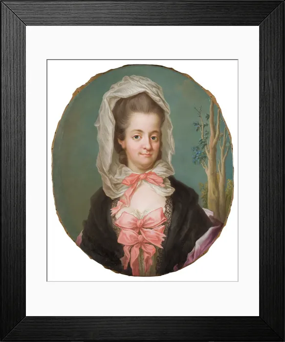 Framed Print : Sofia Albertina, 1753-1829, Princess of Sweden, c18th century. Creator: Jakob Bjorck