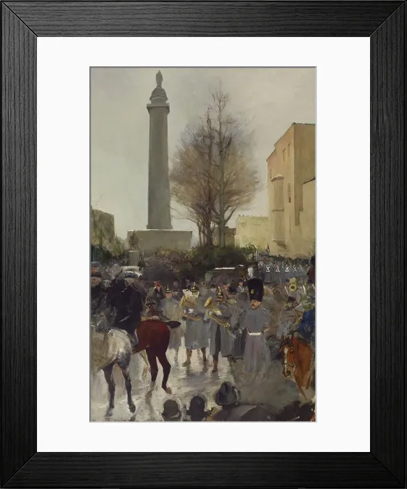 Framed Print : Fifth Regiment in Mount Vernon Place, 1889-1898. Creator: James G Harwood Framed Print : Fifth Regiment in Mount Vernon Place, 1889-1898. Creator: James G Harwood