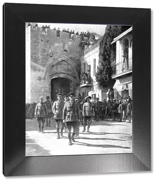 Distant Fronts, in Jerusalem; Arrival of the allies to the Holy City, December 11, 1917. Creator: Unknown