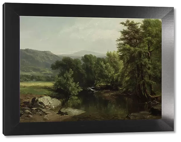 Hudson River Landscape, 1858. Creator: James McDougal Hart