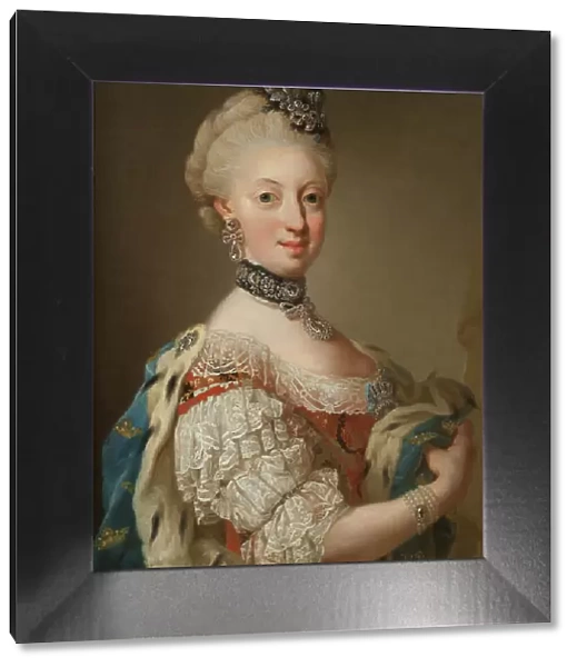 Sofia Magdalena, 1746-1813, Queen of Sweden Princess of Denmark, 1768. Creator: Lorens Pasch the Younger