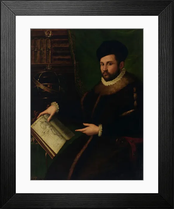 Framed Print : Portrait of Girolamo Mercuriale, 1588-1589. Creator: Lavinia Fontana Framed Print : Portrait of Girolamo Mercuriale, 1588-1589. Creator: Lavinia Fontana