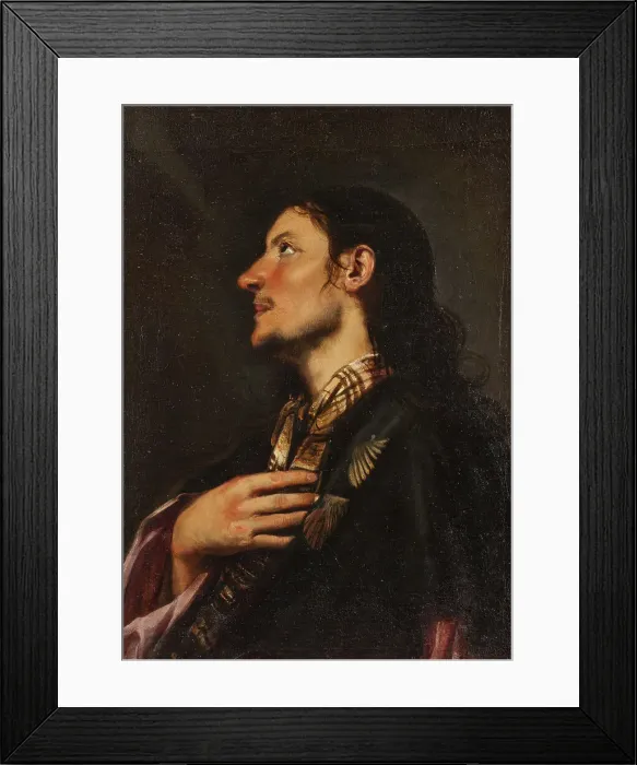 Framed Print : St James the Greater, c17th century. Creator: Unknown Framed Print : St James the Greater, c17th century. Creator: Unknown