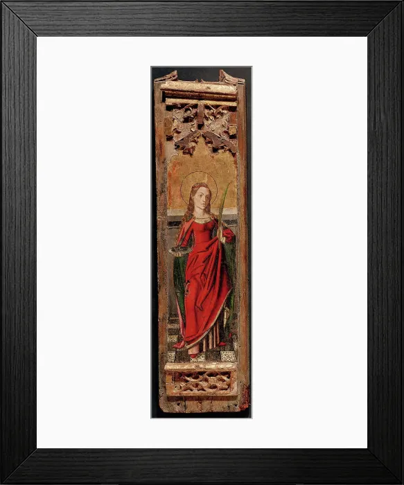 Framed Print : St Lucia, 16th century. Creator: Unknown Framed Print : St Lucia, 16th century. Creator: Unknown