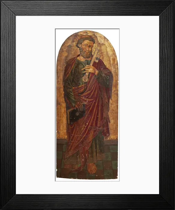 Framed Print : St Peter, 15th century. Creator: Unknown Framed Print : St Peter, 15th century. Creator: Unknown