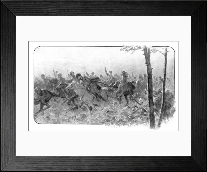 Framed Print : Des Vaillants; Une charge des Circassiens de la, au cours de... 1917. Creator: L.H Grondijs. Des Vaillants; Une charge des Circassiens de la, au cours de... 1917. Creator: L.H Grondijs Framed Print : Des Vaillants; Une charge des Circassiens de la, au cours de... 1917. Creator: L.H Grondijs. Des Vaillants; Une charge des Circassiens de la, au cours de... 1917. Creator: L.H Grondijs