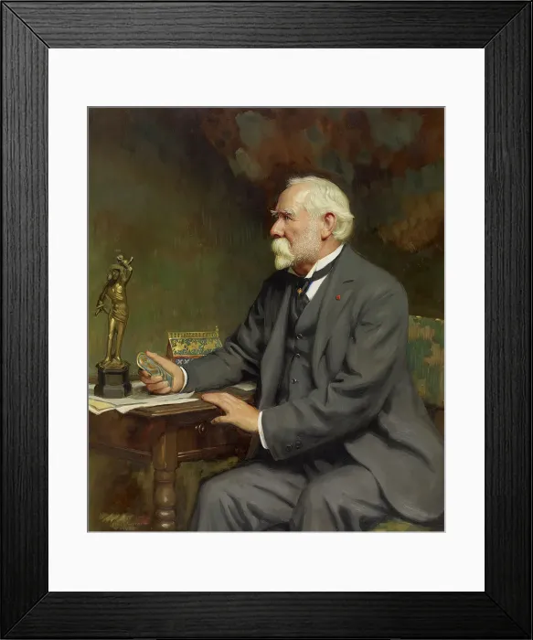 Framed Print : Portrait of Henry Walters, 1938. Creator: Thomas Cromwell Corner Framed Print : Portrait of Henry Walters, 1938. Creator: Thomas Cromwell Corner