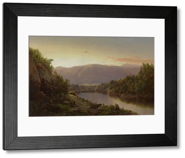 Framed Print : On the Potomac, 1850. Creator: William Louis Sonntag Framed Print : On the Potomac, 1850. Creator: William Louis Sonntag