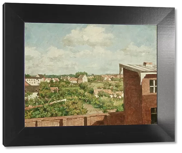 View from Düsseldorf, 1865. Creator: August Jernberg