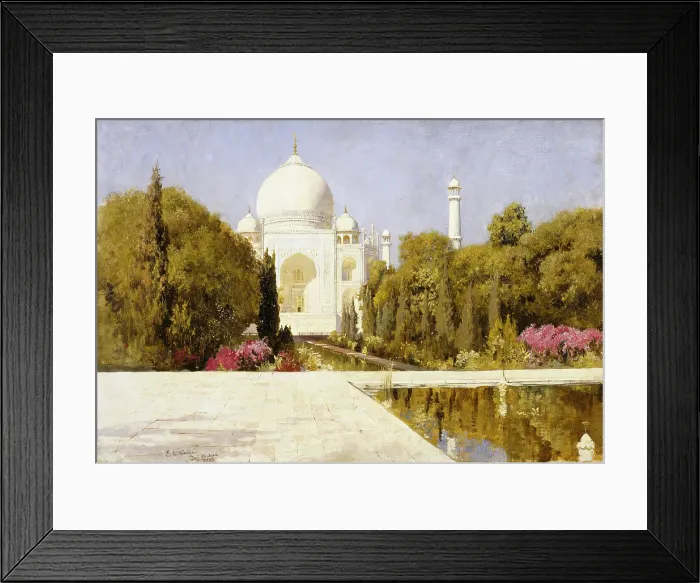 Framed Print : The Taj Mahal, 1883. Creator: Edwin Lord Weeks Framed Print : The Taj Mahal, 1883. Creator: Edwin Lord Weeks
