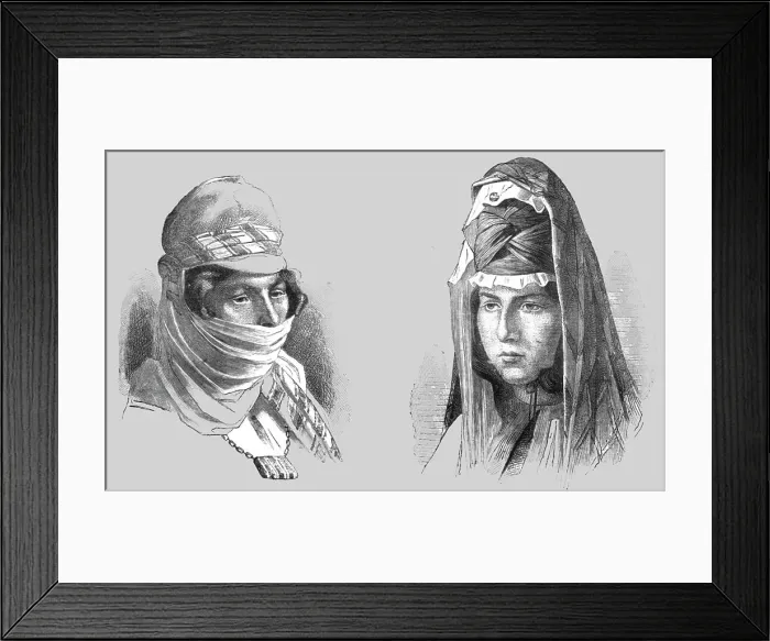 Framed Print : Tartar Women of Erivan; The Caucasus, 1875. Creator: Unknown Framed Print : Tartar Women of Erivan; The Caucasus, 1875. Creator: Unknown