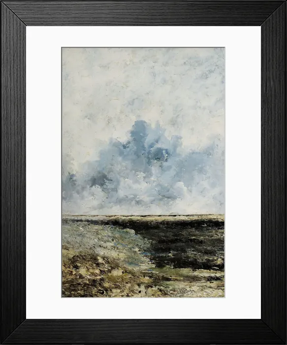 Framed Print : Seascape, 1894. Creator: August Strindberg Framed Print : Seascape, 1894. Creator: August Strindberg