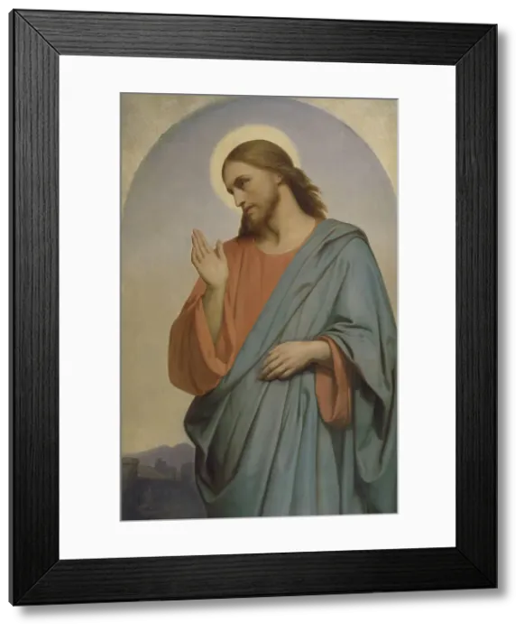 Framed Print : Christ Weeping Over Jerusalem, 1851. Creator: Ary Scheffer Framed Print : Christ Weeping Over Jerusalem, 1851. Creator: Ary Scheffer