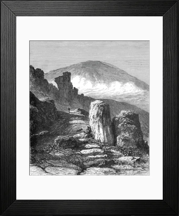 Framed Print : The Brocken; From Alsace to the Hartz, 1875. Creator: Unknown Framed Print : The Brocken; From Alsace to the Hartz, 1875. Creator: Unknown