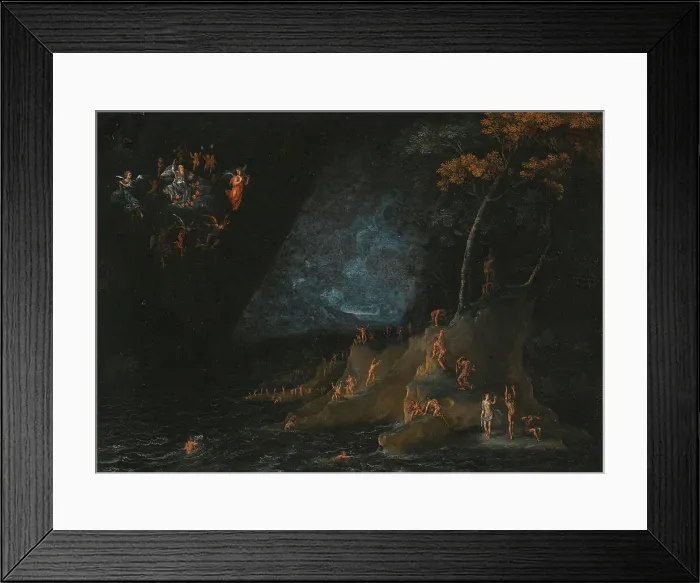 Framed Print : The Flood, c16th century. Creator: Unknown